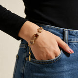 BRACELET BONHEUR MARRON