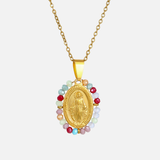 COLLIER VIRGO MULTICOLORE