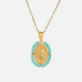 COLLIER VIRGO TURQUOISE