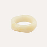 CREAM ASYMMETRICAL BANGLE