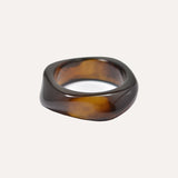 MOCHA ASYMMETRICAL BANGLE