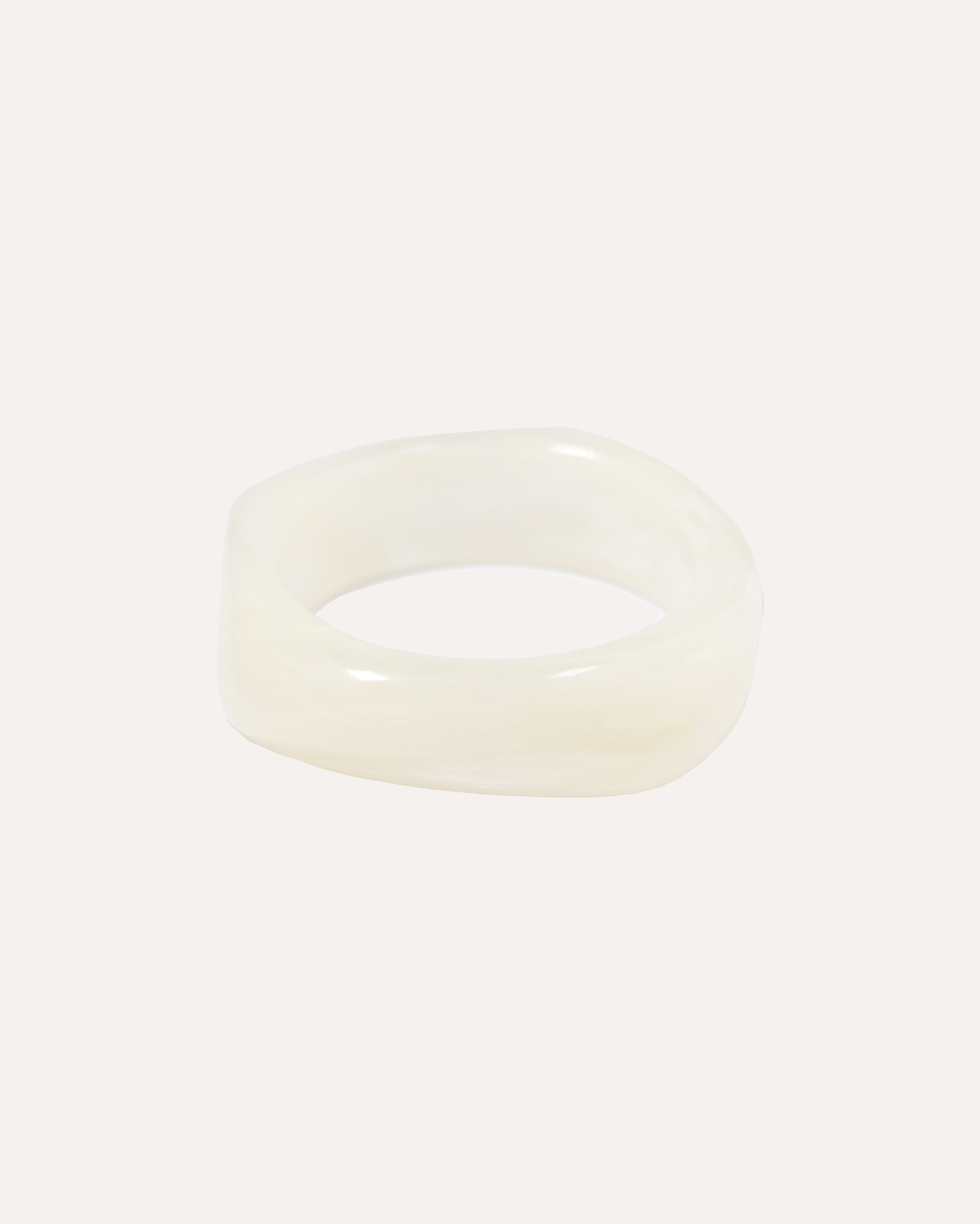 BANGLE BLANC ASYMÉTRIQUE