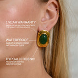 BOUCLES D'OREILLES JADE