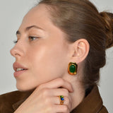 BOUCLES D'OREILLES JADE