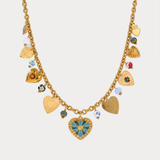 COLLIER LOVE CHARMS