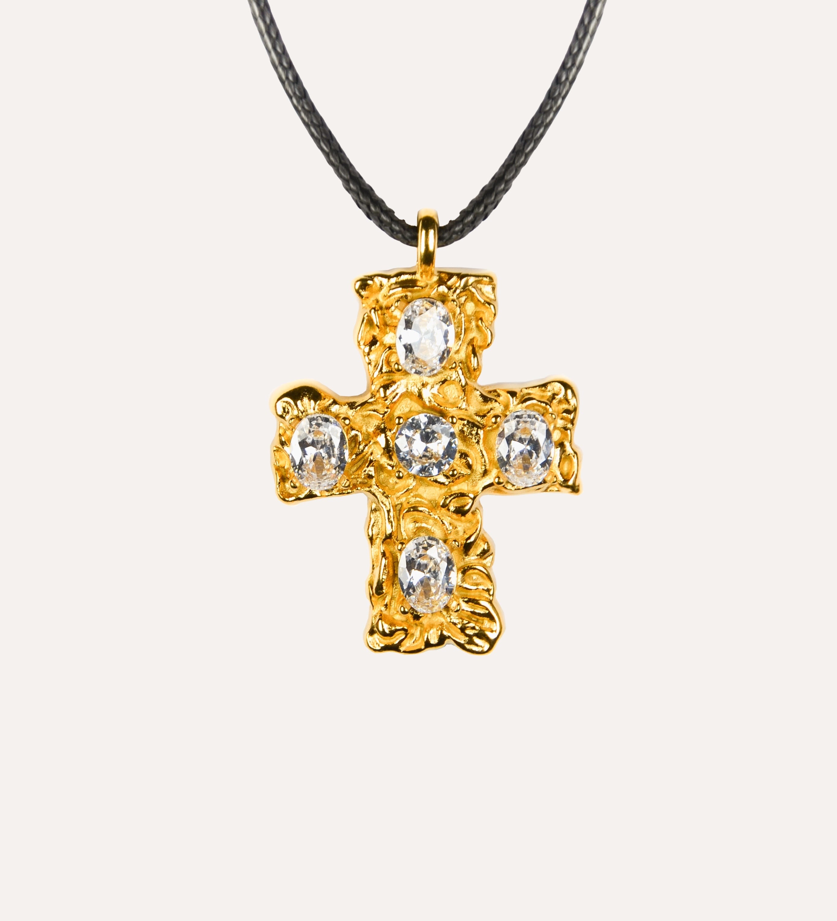 COLLIER CROIX PRÉCIEUSE