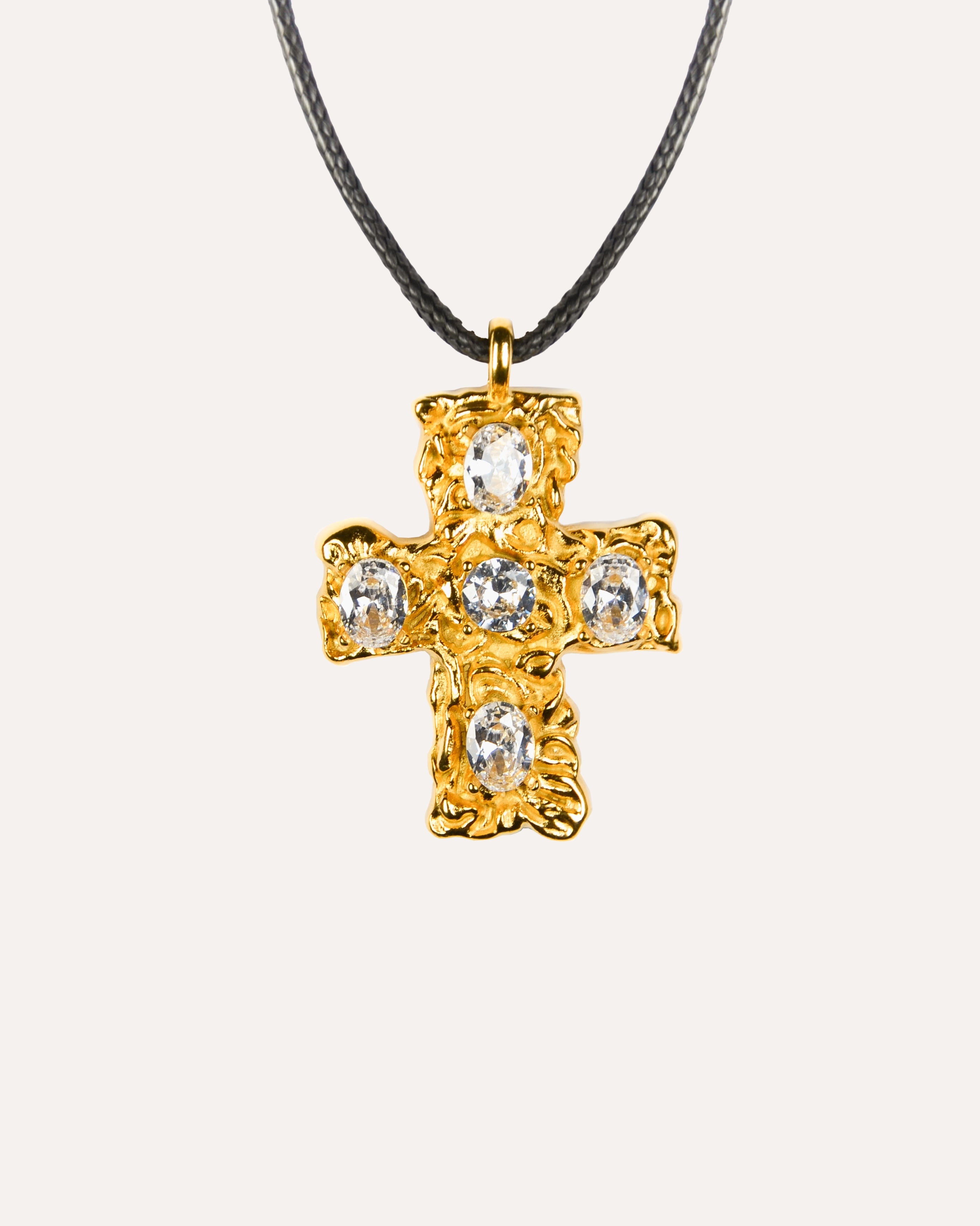 COLLIER CROIX PRÉCIEUSE