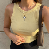 COLLIER AGATHE BLANC