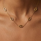 COLLIER NOEUD MARIN